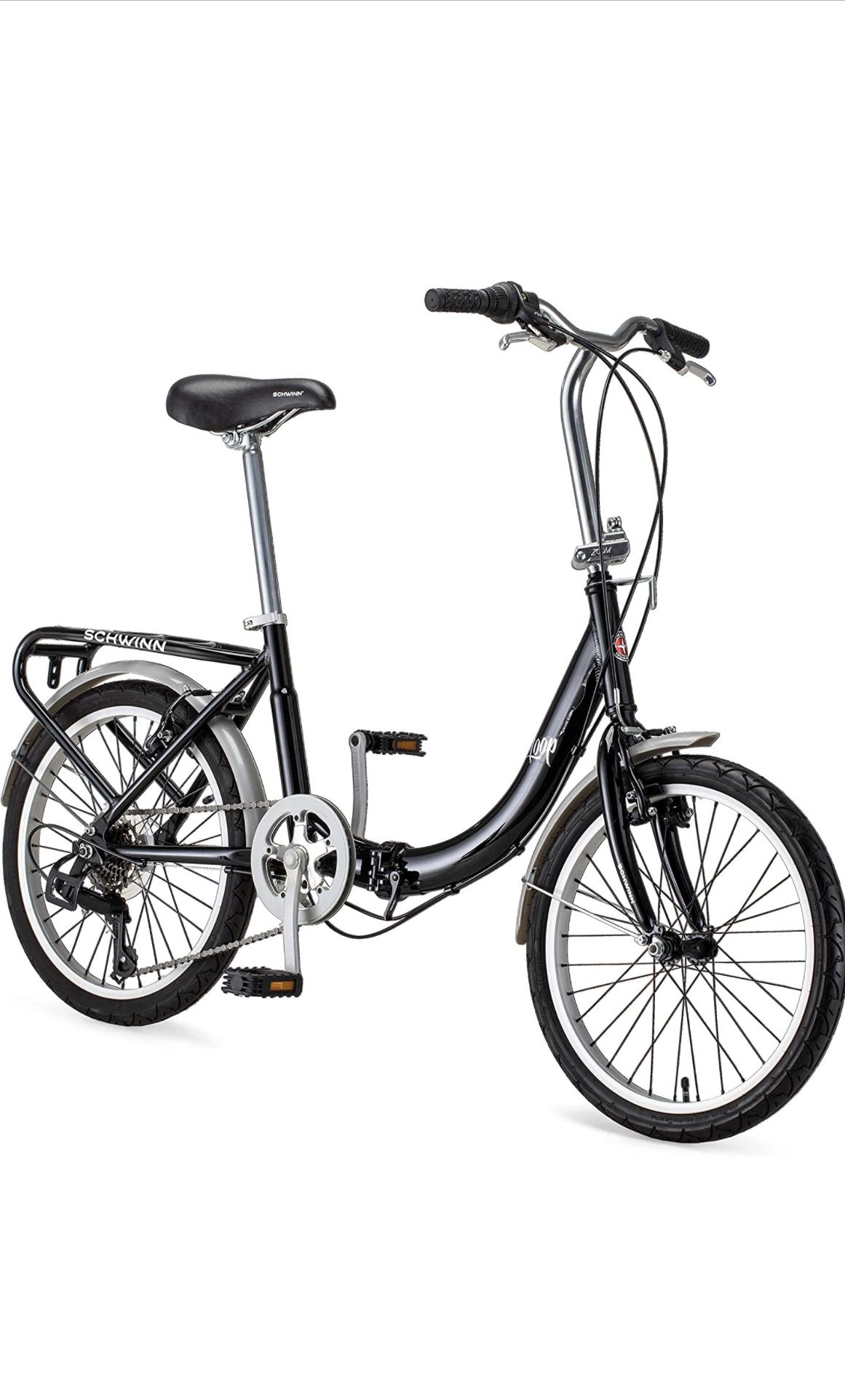 Schwinn Loop Adult Folding Bike, 20-inch