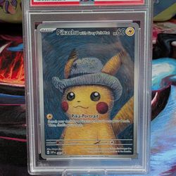 Pikachu with Grey Felt Hat Van Gogh PSA 10