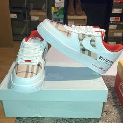 Lowtop Collab Nike Burberry Size 7Men/8.5 Women($100) Or Negotiations Open