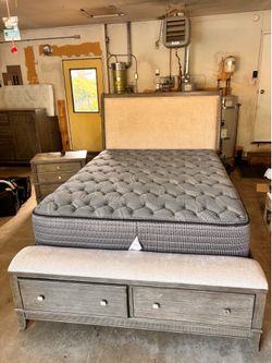 Queen size bed and Furniture