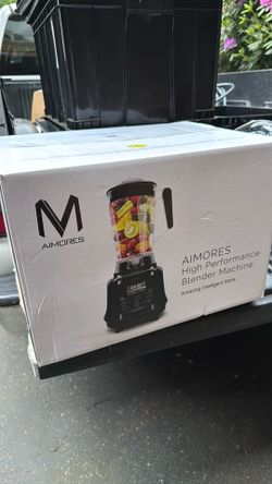 AIMORES Commercial High Speed Professional Blender in Red.