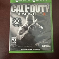 Call Of Duty Black Ops 2 Xbox