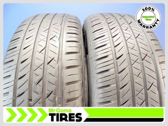 SET OF 2 LAUFENN S FIT AS 235/60R18 USED TIRES 7.3/32 TREAD 107Y 2356018