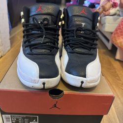 Air Jordan 12 Playoffs Sz 8.5 Used