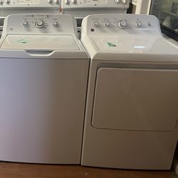 Top load washer and dryer