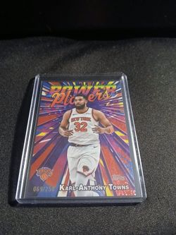 KARL ANTHONY TOWNS NUMBERED 69/250 SPORT CARD