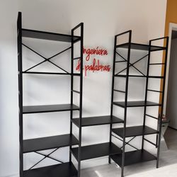 Industrial-Style Shelves – Black