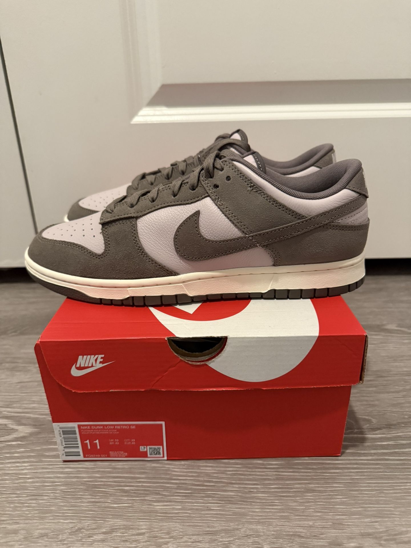 Nike Dunk Low “Platinum Violet Cava Stone” Men’s Size 11 FQ8249-001