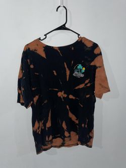 Orange And Black Tie Dye T-Shirt!