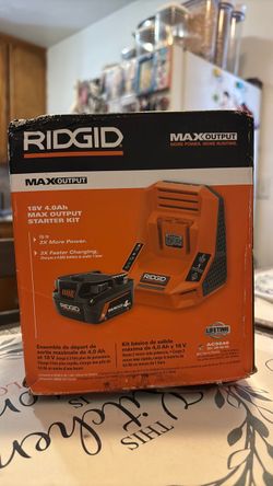 Rigid battery and charger