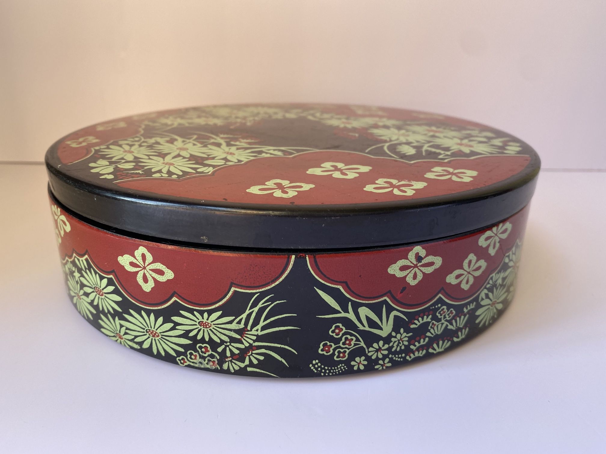 Vintage Ornamental Storage Container 
