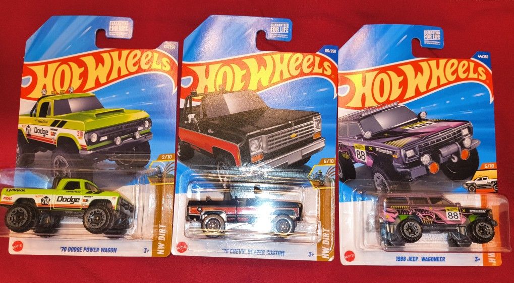 80's Rule! Hotwheels Monster Truck Toy Vehicle Bundle