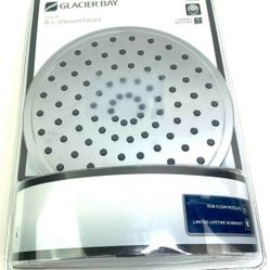***BRAND NEW***

The Glacier Bay 1-Spray 8 in. Round Showerhead in Chrome 