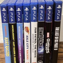 PlayStation 4 (PS4) 8 Video Games Collection Combo Set