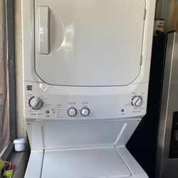 Kenmore Washer And Dryer Stacked Large Working Perfectly Fine 