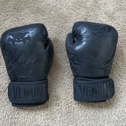Venum 16 Oz Black Dragon Gloves