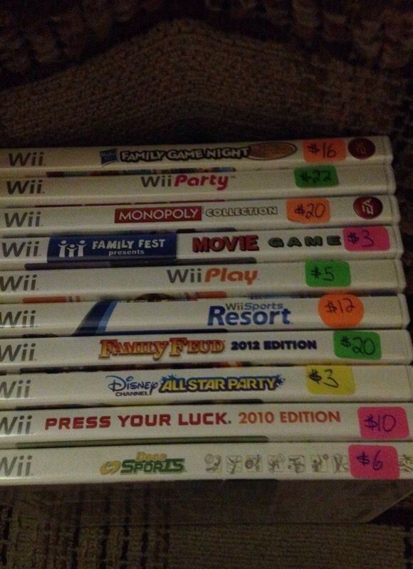Nintendo Wii Family Game Bundle 10 Great Games Complete In Box All Work Great For Sale In Hampton Va Offerup