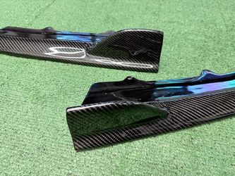 G20 330i M340i Carbon Fiber Rear Bumper Skirt Extensions Splitters M Sport