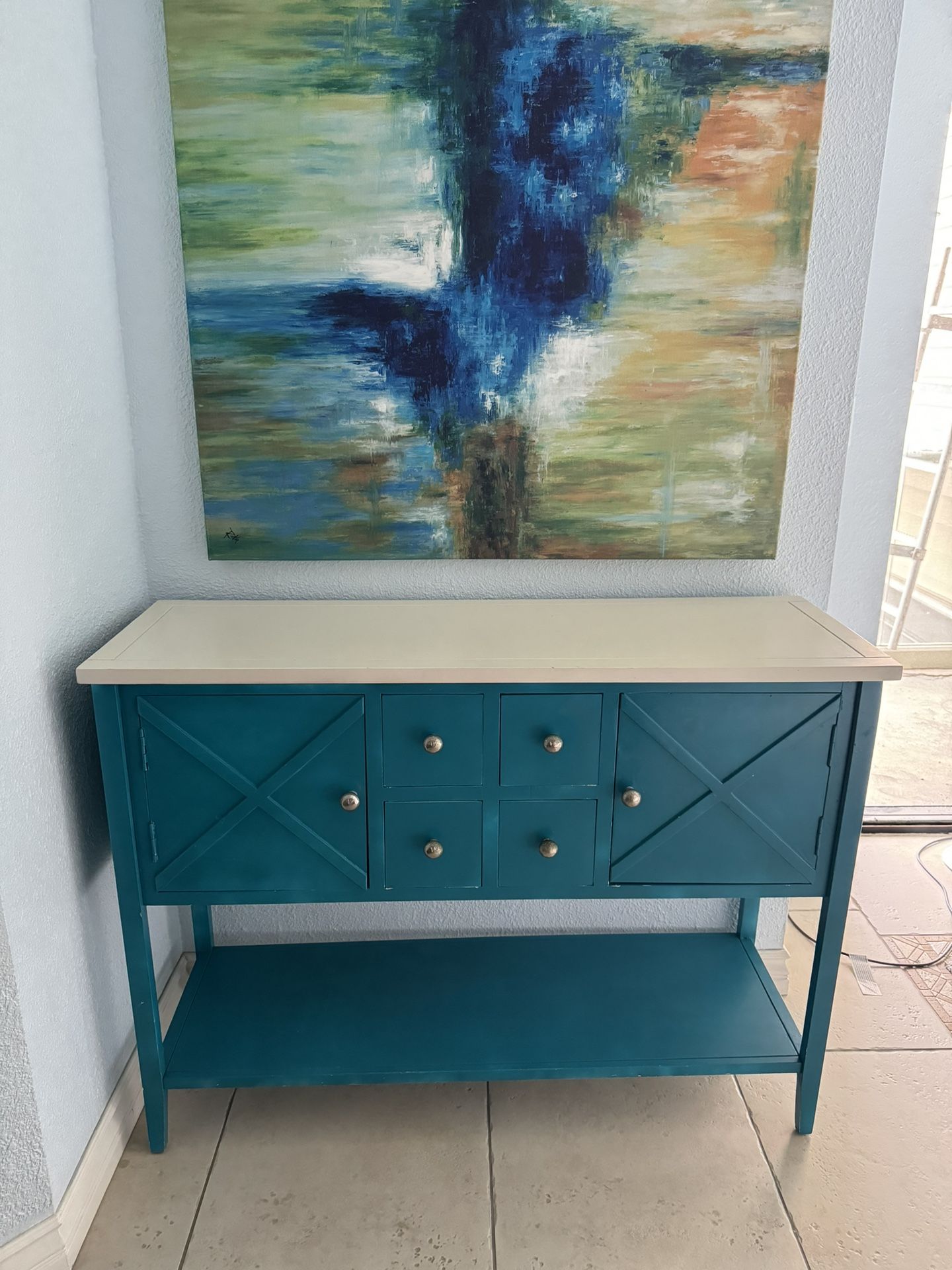 Console Table With Drawers