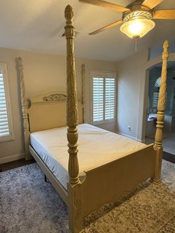 Queen Bed Frame + Dresser $50, Price drop