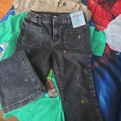 Cat And Jack Embroidered Pants 