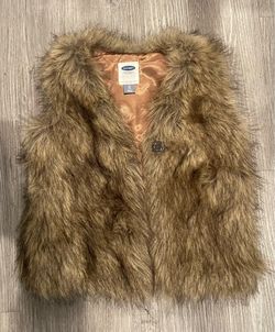 Old Navy Faux Fur Vest Size Small