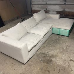 All White Couch Comfortable 
