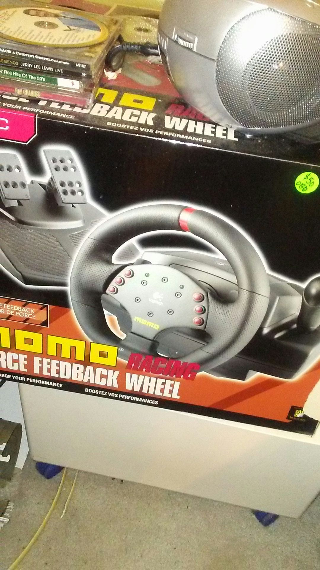 Steering wheel controller for your computer it's a game for kids {contact info removed} please call me