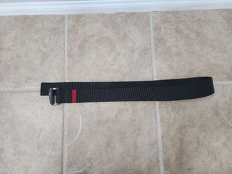 USMC Black Belt with Red Stripe