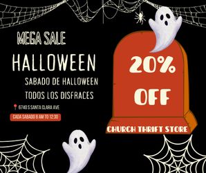 Halloween sale 20 % off