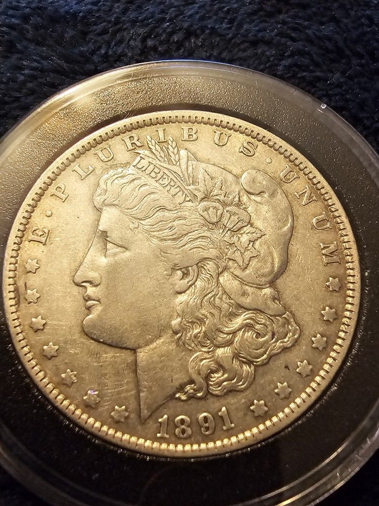 1891 Morgan Silver Dollar