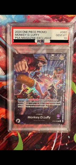 PSA 10 Monkey D. Luffy PSA Promo