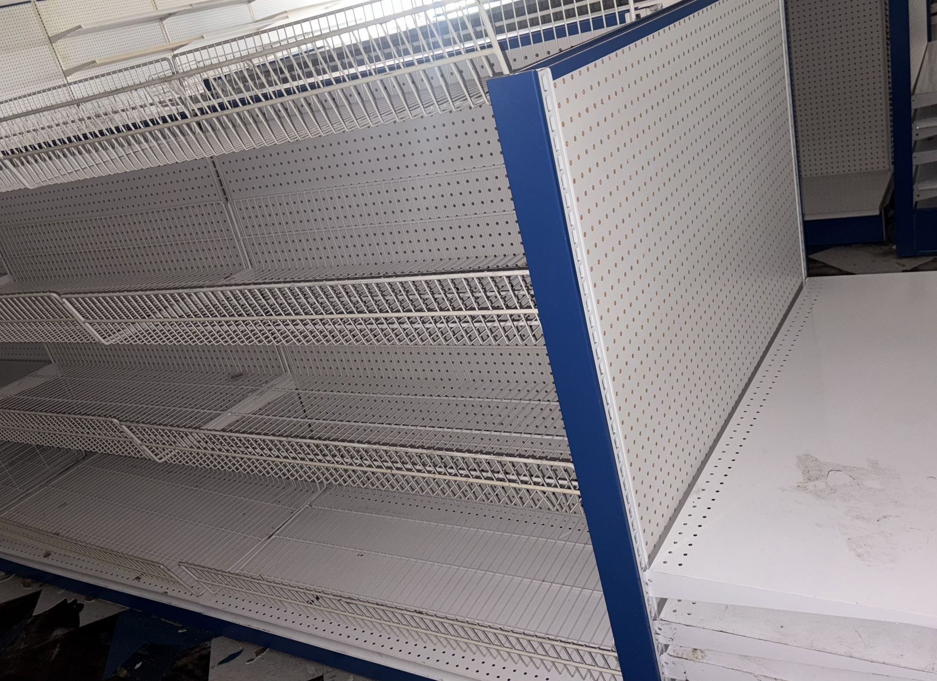 Metal Store Shelving Unit