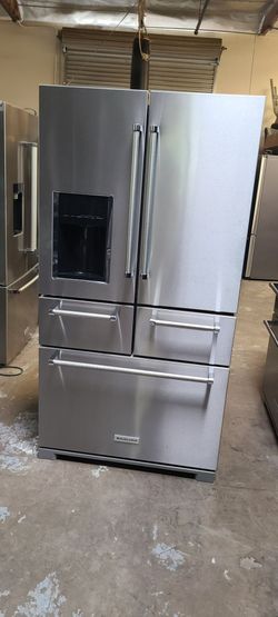 Refrigerator Kitchenaid 5 Door French Door in Stainless steel 40 days warranty Delevery only no working Ice maker