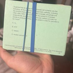 AAMC Issued MCAT study Flashcards