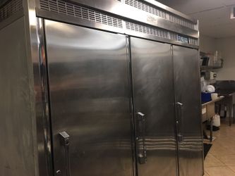 Comercial refrigerador 3 doors victory