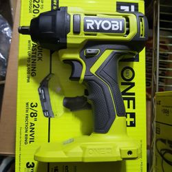 Ryobi 18v 3/8" Impact Wrench. Brand New. Tool Only. Does not include battery.