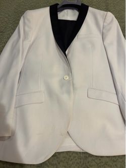 Nice white prom suit