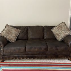 Tariq 91 Inches Rolled Arm Sofa