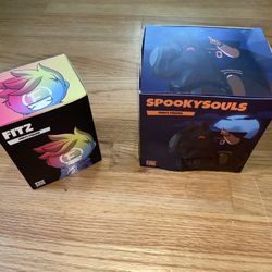Youtooz vinyl figures Fitz and spookysouls