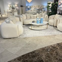 Michael Amini Aico Sofa Loveseat 