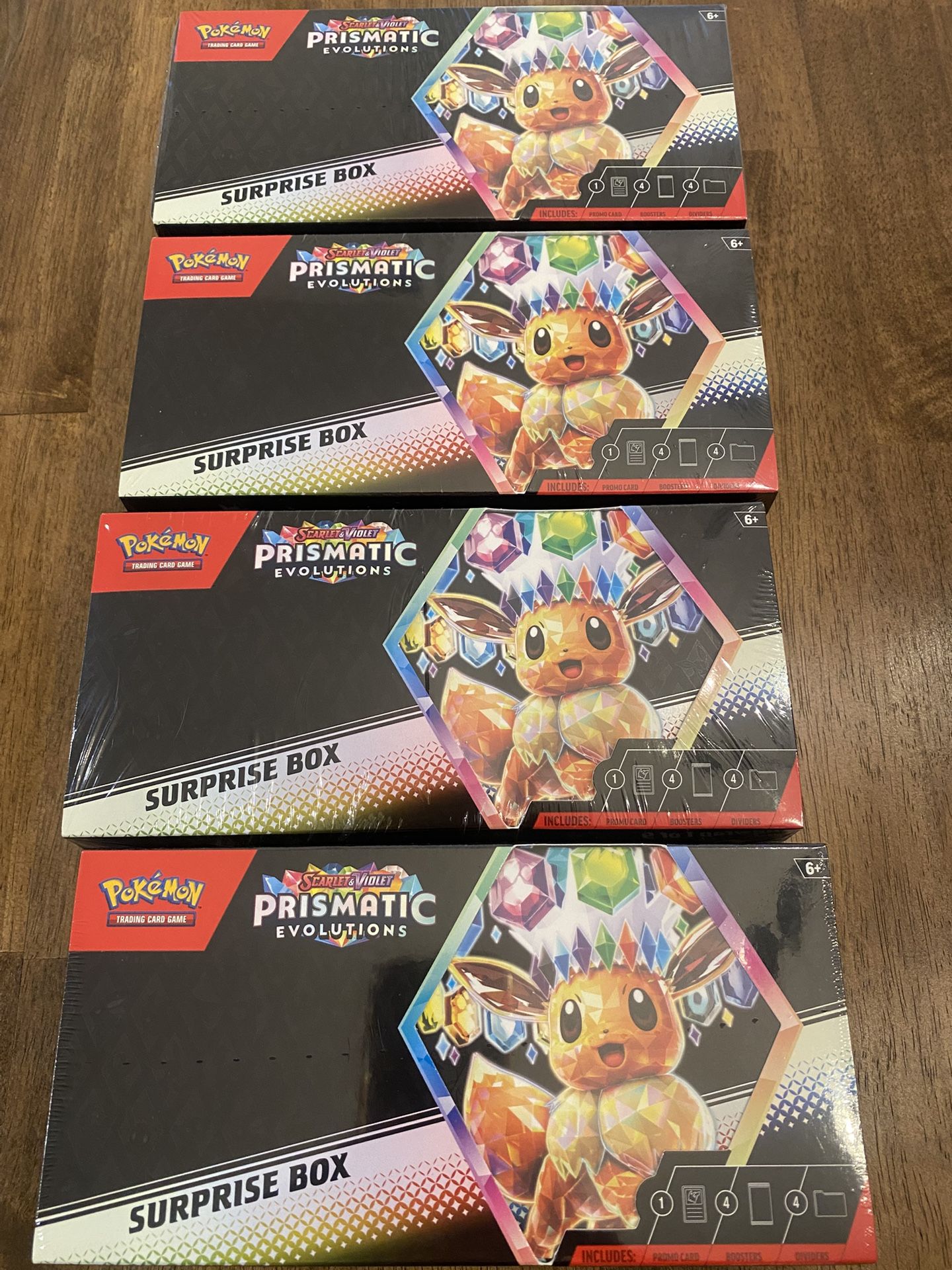 Prismatic Evolutions Surprise Box