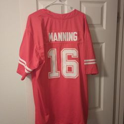 Men's XXL Texas Longhorns Arch Manning Stitched Custom Jersey New