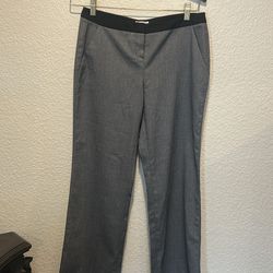 Black & Gray Patterned Dress Pants – Slim Fit Workwear