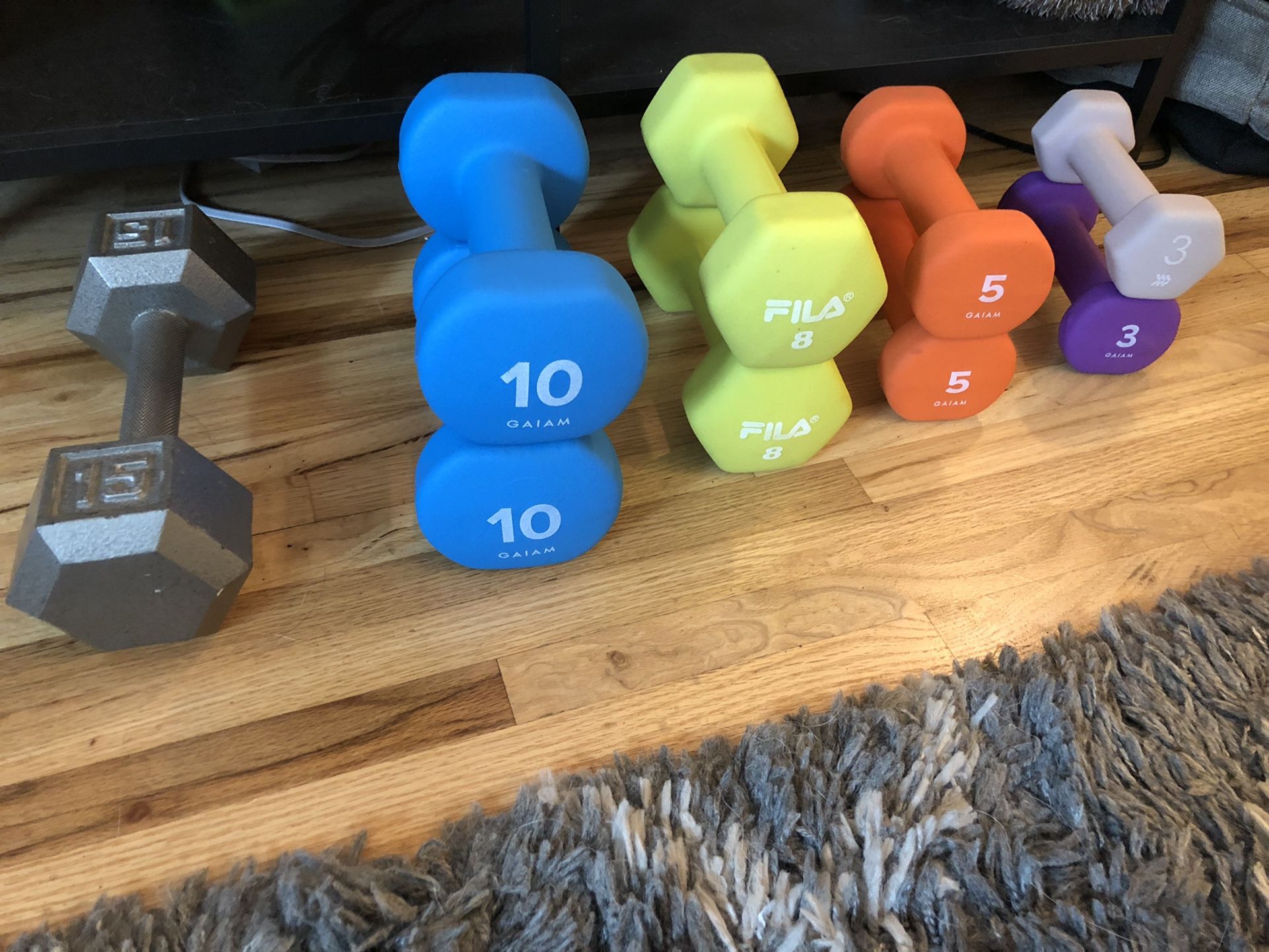 Set of Dumbbells