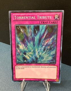 Torrential Tribute Secret Rare 1st Edition Legendary Collection Yugi's World Yugioh Card
