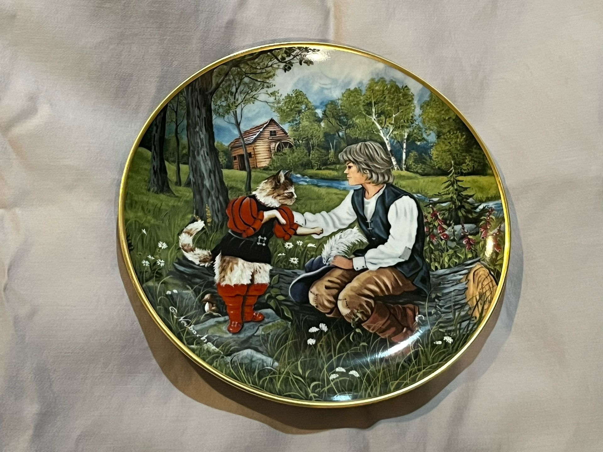See Gestiefelte Later By Kaiser Collector Plate