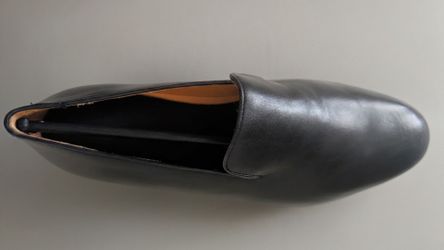 3dM lifestyle hand made leather men's black loafer ,9 e