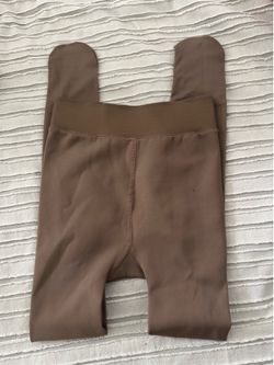 Small leggings with fur inside