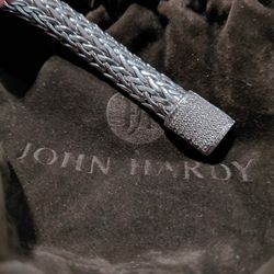 John Hardy 10.5mm 925 Sterling Silver Wheat Bracelet! 